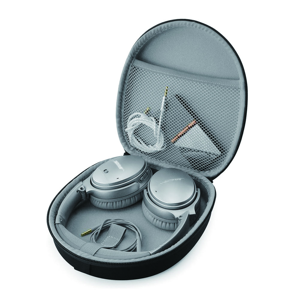 Headphones Carrying Case Protective Hard Shell Travel Bag with Cable Charger Storage 