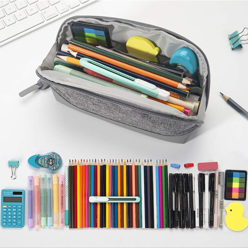 Wholesale Oxford Fabric Student Pen Case Multi-functional Large Capacity Storage Bag