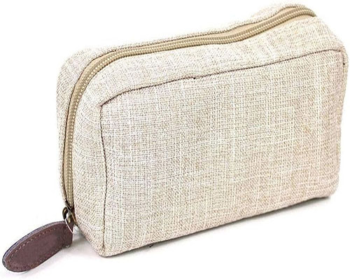 Your Oil Tools Essential Oil Carrying Case Bag- Hemp Portable Travel Case -Holds 10 Bottles