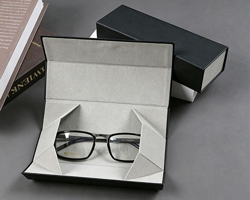 Custom Foldable Triangle Eyewear Case | Space-Saving Collapsible Glasses Box