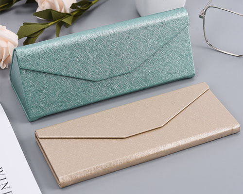 Custom Foldable Triangular Glasses Case | Collapsible Magnetic Eyewear Case