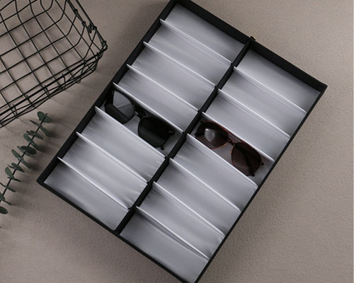 Wholesale Custom 12-Slot Sunglasses Storage Collector Box | OEM ODM Optical Frame Showcase Organizer