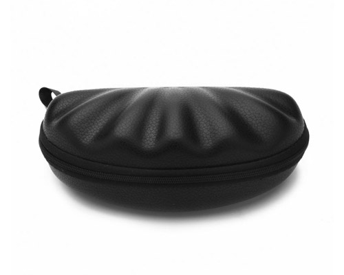 Hard Shell EVA Leather Glasses Case Protective Zippered Eyewear Travel Box
