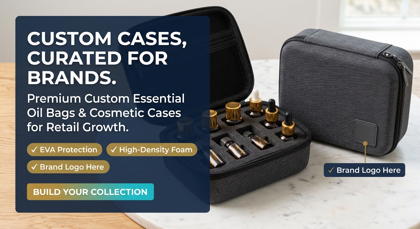Elevate Your Product Line: Custom Essential Oil Bags & Cosmetic Cases That Sell
