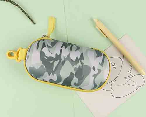 Custom Camo EVA Sunglasses Case | Portable Camouflage Eyewear Hard Case with Hook